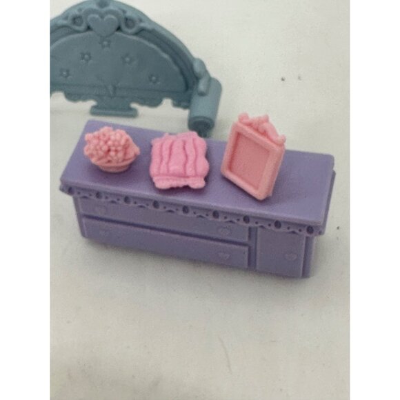 Fisher Price Precious Places Dollhouse Nursery Furniture Set Miniature Rocking C - Picture 8 of 8